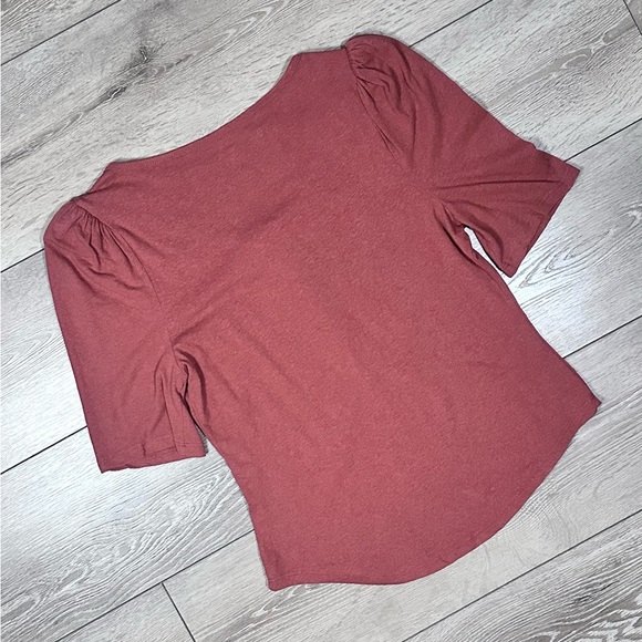 Anthropologie Puff Sleeve Henley Top - Picture 12 of 14